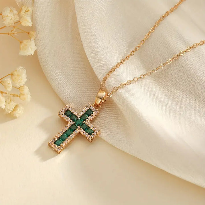 Collier Pendentif Kors Smaragd Solène | Gull