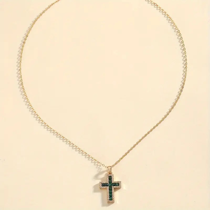 Collier Pendentif Kors Smaragd Solène | Gull